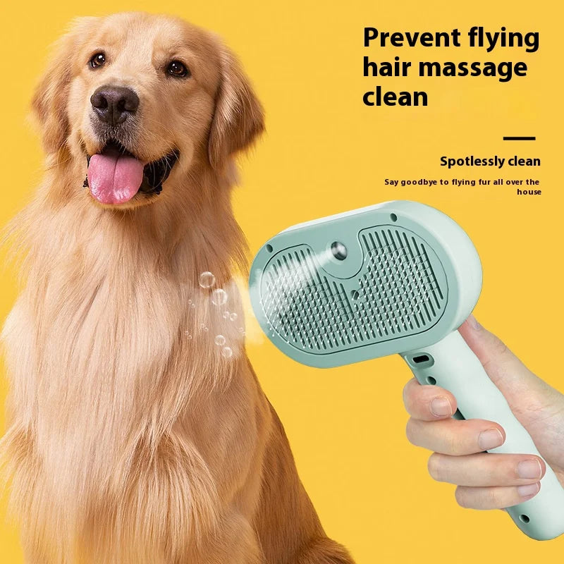 Pawvyo Spray Massage Grooming Brush